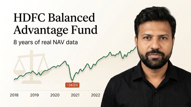 HDFC Balanced Advantage Fund review — 8 years of real NAV data