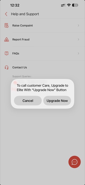 OmniCard customer care number not available — must upgrade to Elite plan to call support